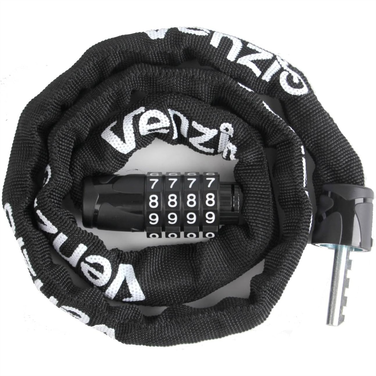 Security Chain Door - 4-Digit Combination Bike Chain Lock, 4mm
