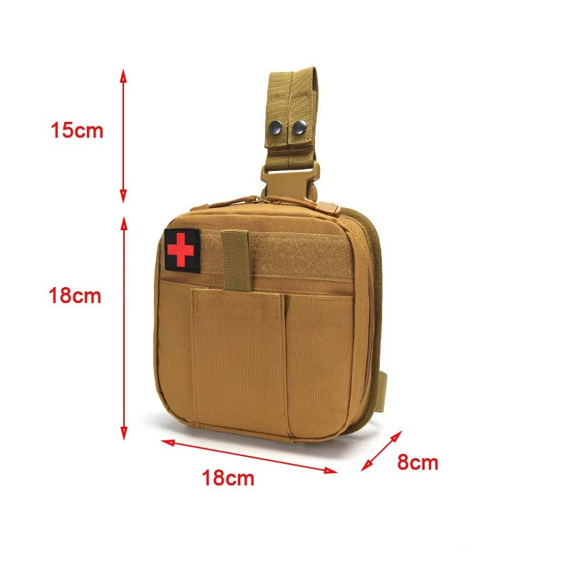 MOLLE Drop Leg Pouch Medical K - First Aid Bag Kit reseña y precio
