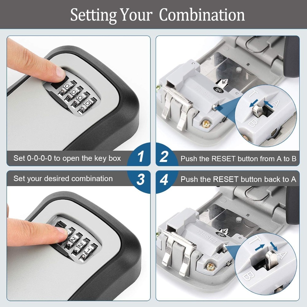 Key Safe Wall Mounted Waterpro - Lockbox Key Secure reseña y precio