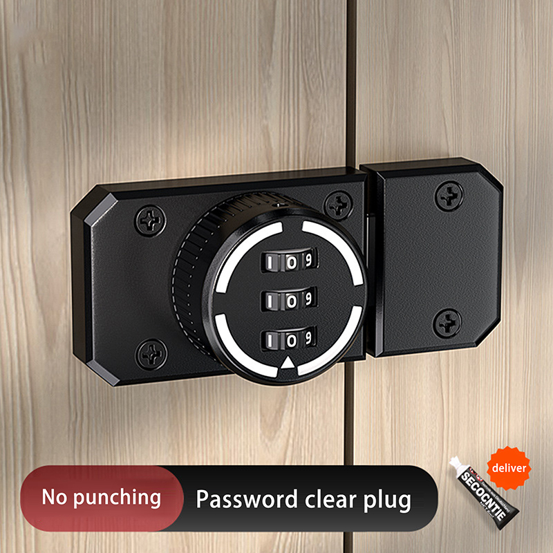 1 Set No-Punch Combination Doo - Medicine Cabinet Lock reseña y precio