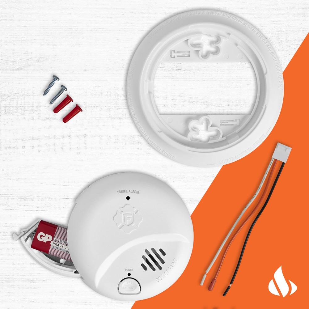 US Shipping Hardwired Intercon - Smoke Detector Interconnected reseña y precio
