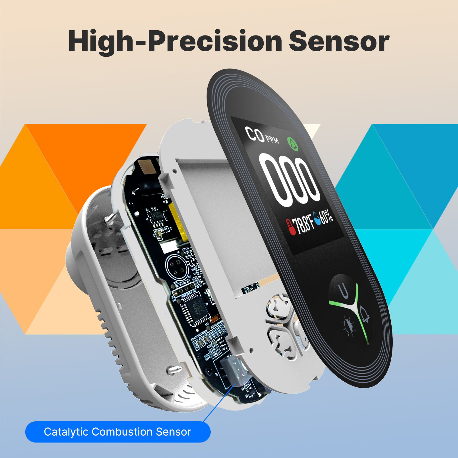 MOES 3-in-1 Plug-in CO Detecto - Co Detector Plug reseña y precio