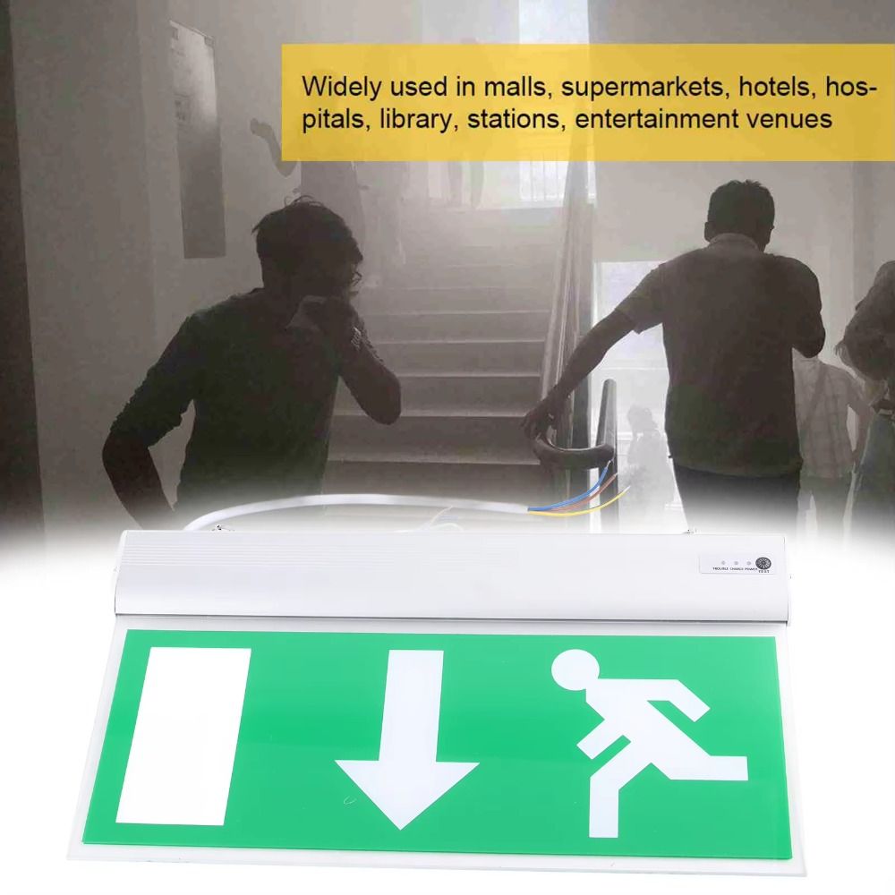 110-240V Commercial LED Emerge - Emergency Exit Sign reseña y precio