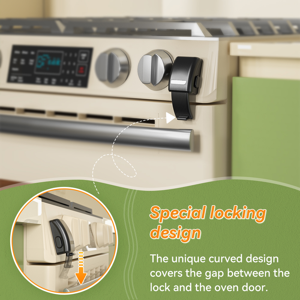 Baby Safety Oven Door Lock Ove - Medicine Cabinet Lock reseña y precio