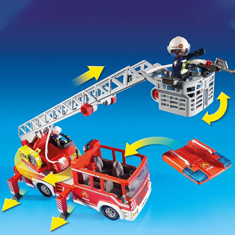 Fire Station With Aerial Ladde - Fire Escape Ladder reseña y precio