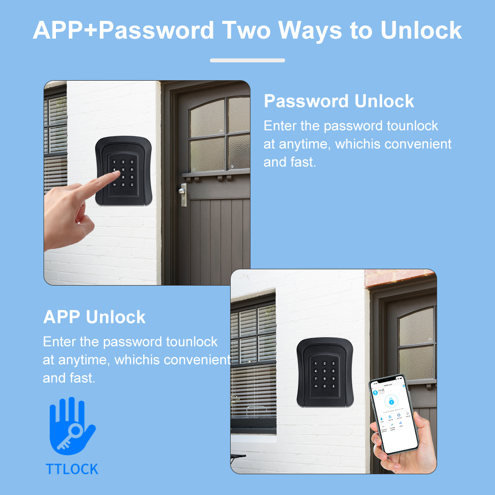TTLock Wireless Key Box Waterp - Lockbox Key Secure reseña y precio