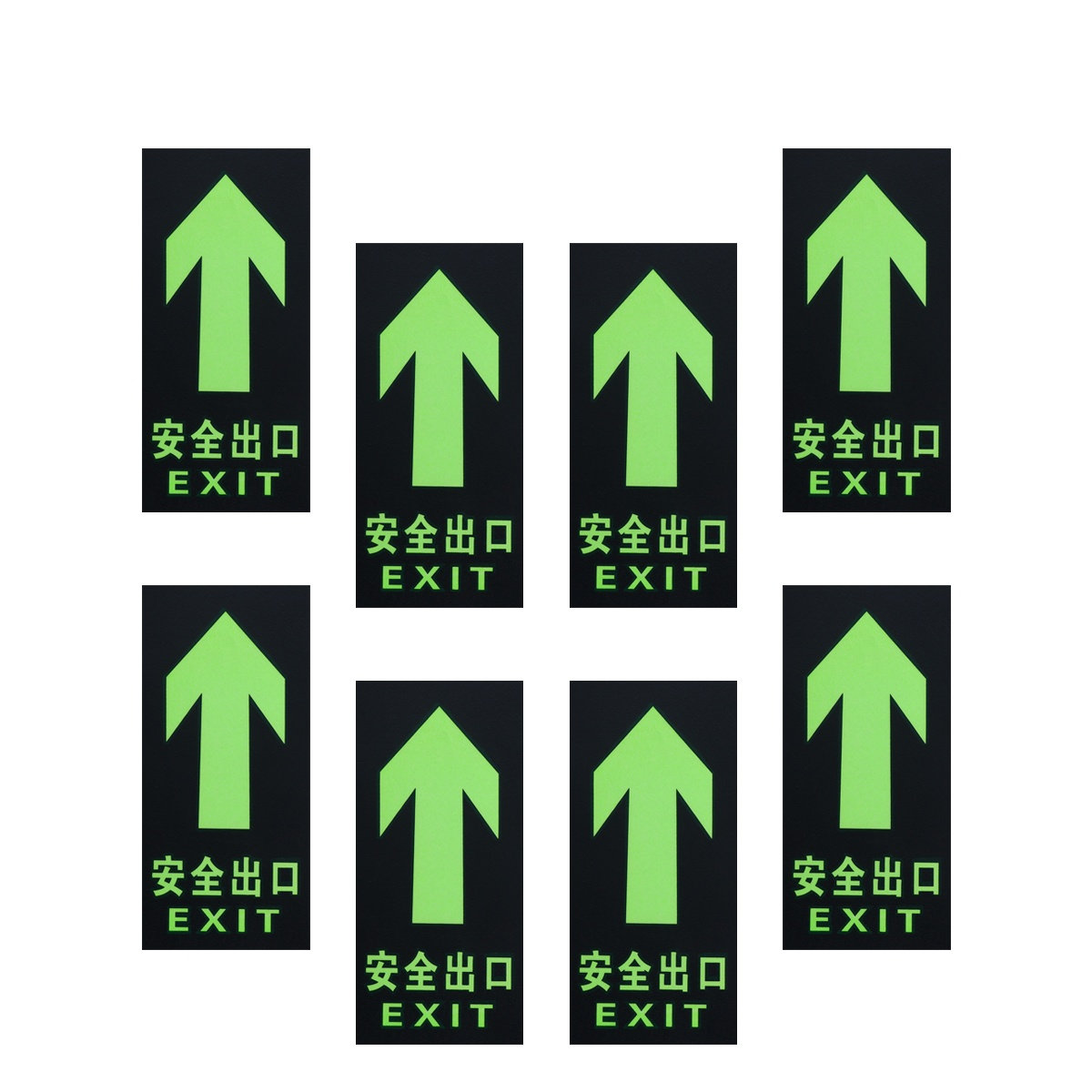 8Pcs Safety Exit Sign Luminous - Emergency Exit Sign reseña y precio