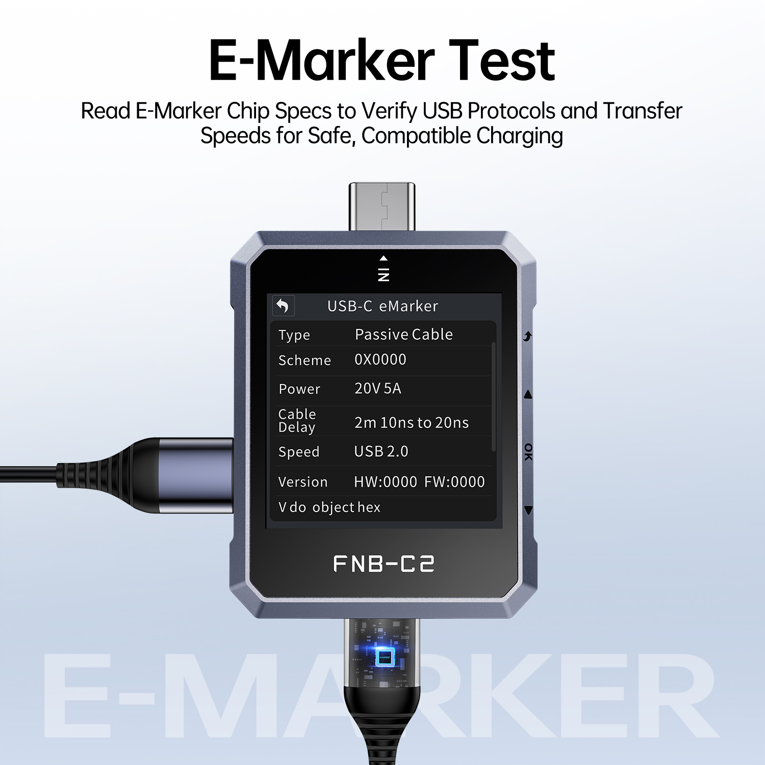 FNB-C2 USB Tester Type-C PD QC - Co Detector Plug reseña y precio