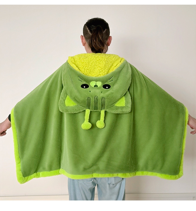 Cartoon Cute Alien Cat Hooded  - Fire Blanket Kitchen reseña y precio