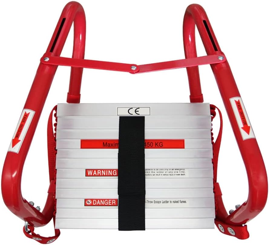 Retractable 2 Story Fire Escap - Fire Escape Ladder reseña y precio