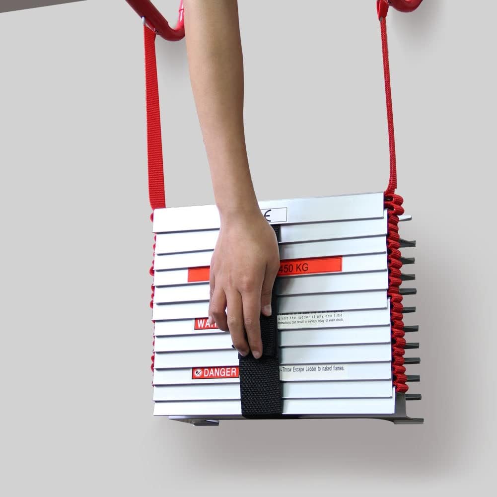 Retractable 2 Story Fire Escap - Fire Escape Ladder reseña y precio
