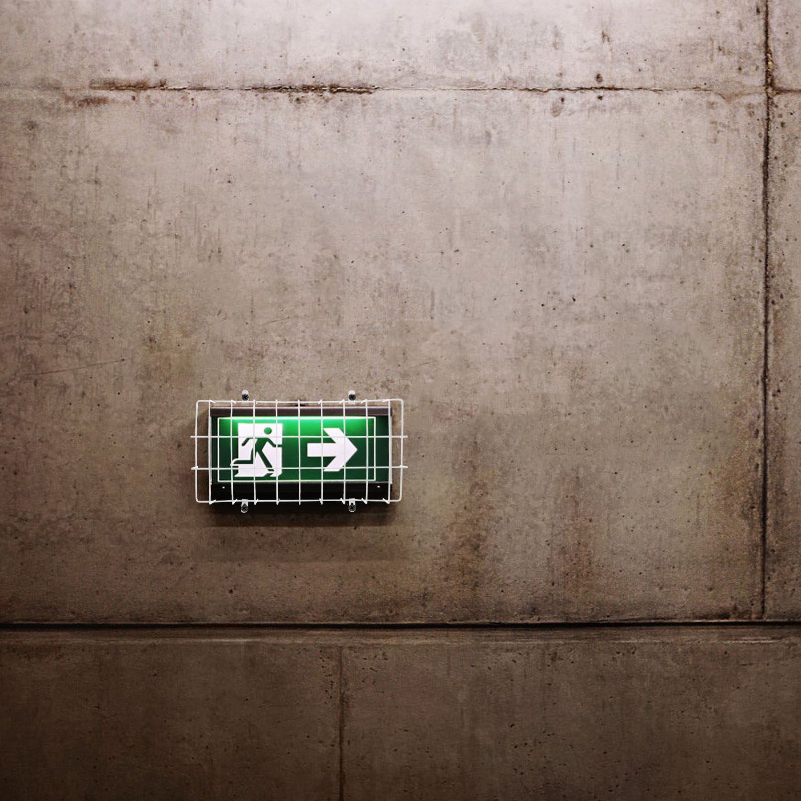 Stainless Steel Exit Sign Prot - Emergency Exit Sign reseña y precio