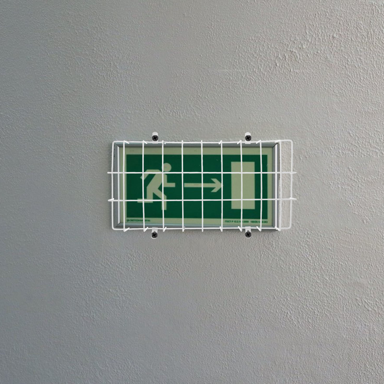 Stainless Steel Exit Sign Prot - Emergency Exit Sign reseña y precio