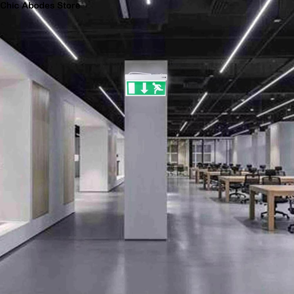 110-240V Commercial LED Emerge - Emergency Exit Sign reseña y precio