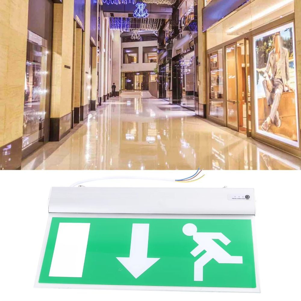 110-240V Commercial LED Emerge - Emergency Exit Sign reseña y precio