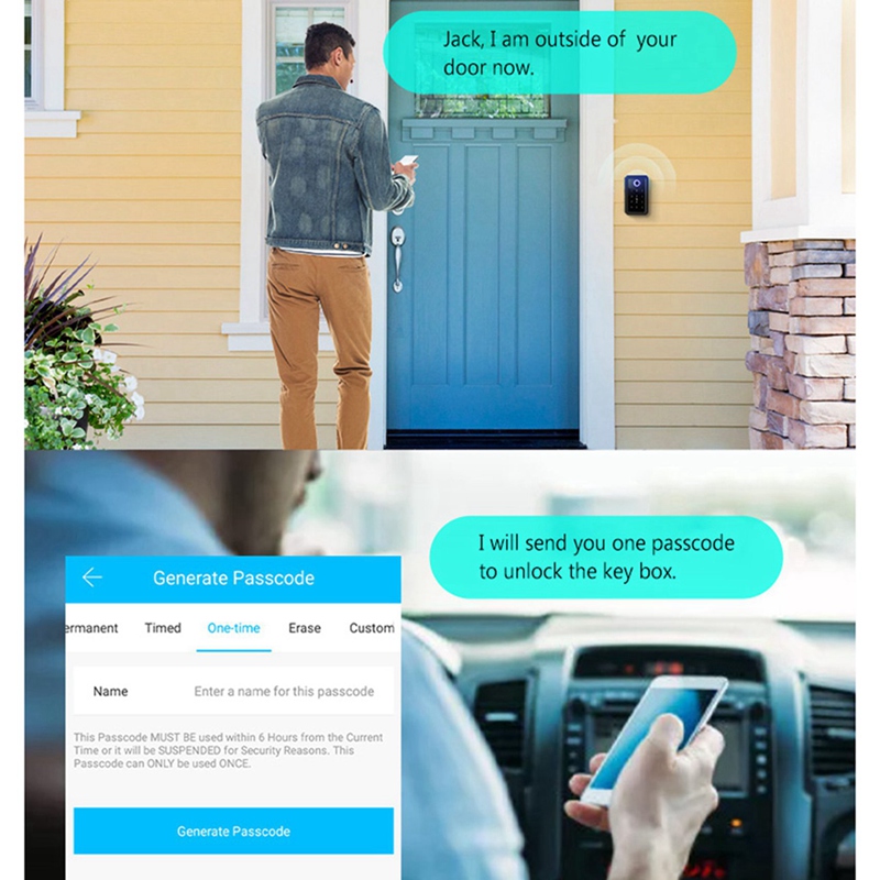 【Hot Cake】10X Smart Key Lock B - Lockbox Key Secure reseña y precio