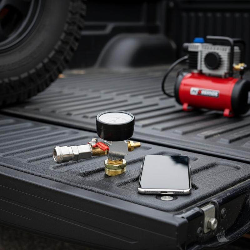 Portable Mobile Air Compressor - Fire Extinguisher Small reseña y precio