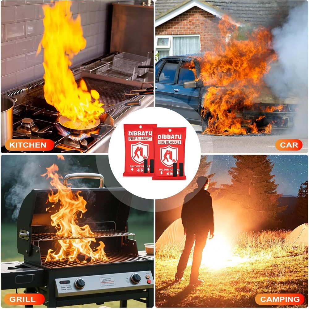 Fire Blanket for Home Kitchen  - Fire Blanket Kitchen reseña y precio
